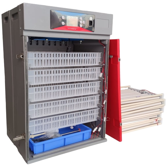 400-Egg Incubator 5-Tray Auto Turner 3-in-1 Egg Hatcher Brooder Poultry Incubator