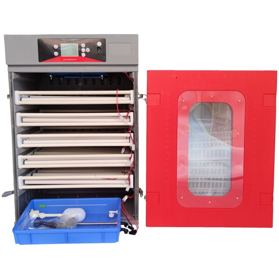 400 Eggs Industrial Incubator Auto Turn Hatcher Commercial Poultry Brooder 110V 5-Trays