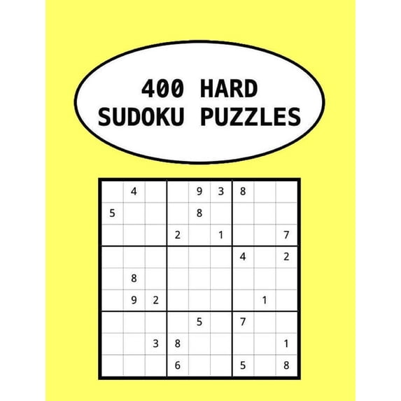 400 Hard Sudoku Puzzles : Help Keep Your Mind Healthy And Active While Enjoying Yourself (Paperback)