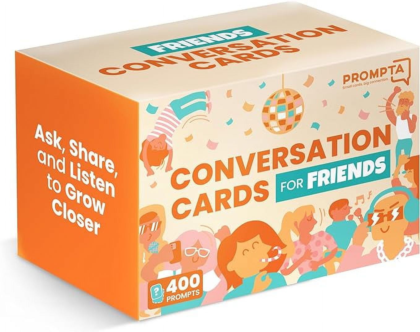 400 Icebreaker Conversation Cards for Friends – Casual, Funny Get to ...