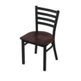 thumbnail image 1 of 400 Jackie 18" Chair with Black Wrinkle Finish and Dark Cherry Oak Seat, 1 of 2