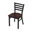 thumbnail image 1 of 400 Jackie 18" Chair with Black Wrinkle Finish and Dark Cherry Oak Seat, 1 of 2