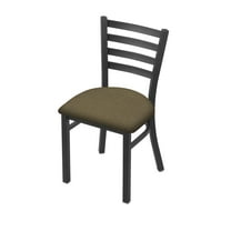 400 Jackie 18" Chair with Pewter Finish and Graph Cork Seat