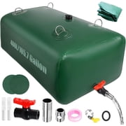 400 L/105.7 Gallon Water Storage Bladder, Foldable Portable Water Bladder Tank, Large Capacity Water Bag Container for Camping, Truck, RV, Emergency, Outdoor
