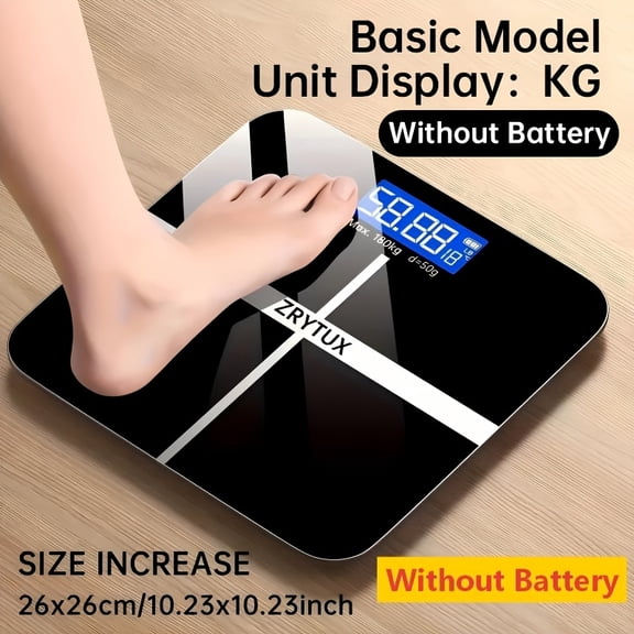 400 LB High Capacity Smart Digital Bathroom Scale High Precision LB/KG Switchable Temperature Readout HD LCD Ultra Wide Platform for Home Dorm Gym Office