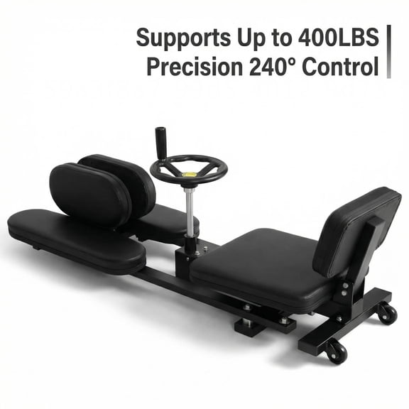 400 LBS Heavy Duty Leg Split Machine, Hip Stretching Machine with PU Leather Padding, Leg Stretcher for Yoga Fitness, Gym Split Machine for Home Studio