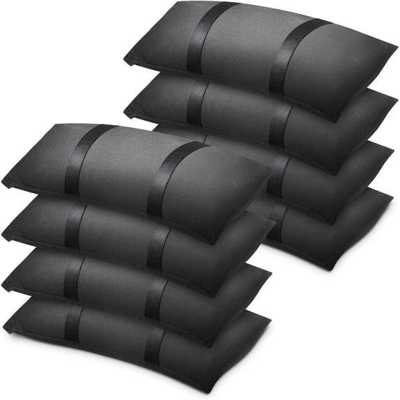 400 LBS Umbrella Base Weights Fillable Sand Bags, Sand Bags for Weight, 8 Packs Heavy Duty Weight Bags, Weatherproof Furniture Outdoor Patio Backyard Umbrellas Garden Trampoline Poolside Accessories