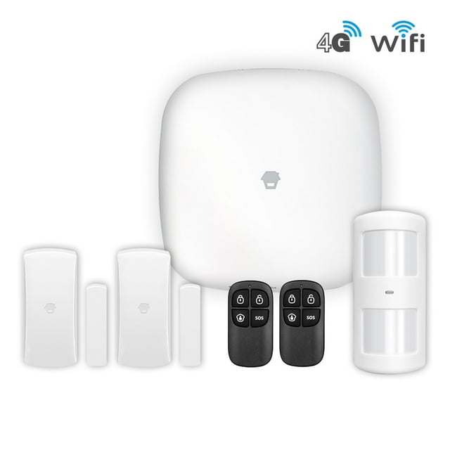 400LTE WiFi & 4G GSM Alarm System Smart Home Burglar Alarm System with