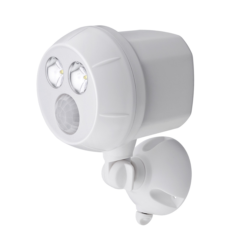 400 Lumen Outdoor White Weatherproof Wireless Battery Powered LED Ultra Bright Spot Light with Motion Sensor - image 1 of 5