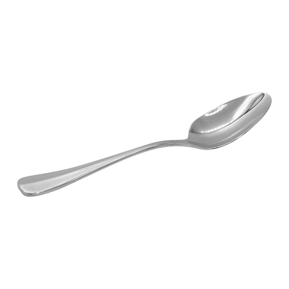 Stainless Steel Dinner Spoon - Stainless Steel Cutlery Restaurant Supplies - Bulk Spoons for Soup, Cereal, Cooking, Household, Dinner, Eating, Restaurants, Office, Home, Camping Cutlery (7 Inch) (2)