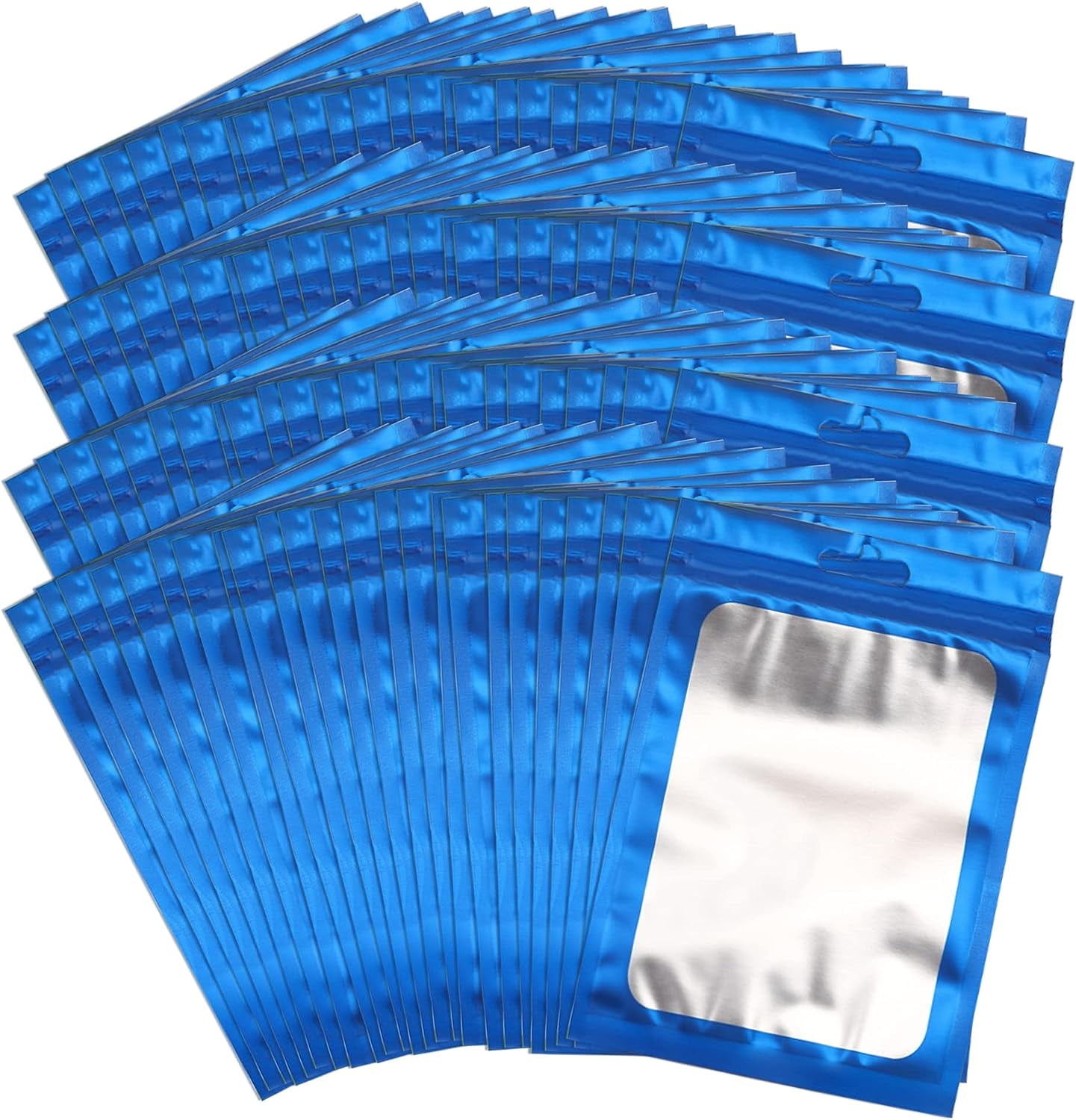 400 PCS 4x7 Smell Proof Mylar Bags for Food Storage,Resealable Large