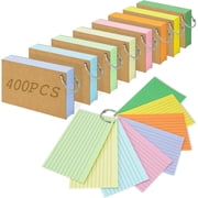Office Supplies Flash Card Ring Binders for Study and Organization