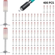 400 Pcs Steel Concrete Nails, Nail Gun Manual Nails, 7.3mm Round Wall Fastening Nails, Home DIY Nail Gun Accessories for Concrete Ceiling Cable Ducts Fixed Slotting Device Repair Tool
