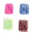 400 PCS Wine Red Pearl Beads Mixed Color DIY Craft Jewelry Making