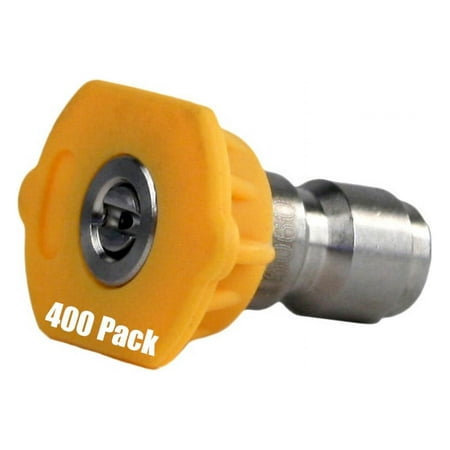 400 Pack Erie Tools Pressure Washer 1/4" Quick Connect 15 Degree 5.5 Nozzles