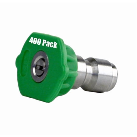 400 Pack Erie Tools Pressure Washer 1/4" Quick Connect 25 Degree 4.5 Nozzles