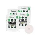 thumbnail image 1 of 400 Pack Smartbuy 16X DVD-R 4.7GB 120Min White Inkjet Hub Printable Data Blank Media Recordable Disc, 1 of 3