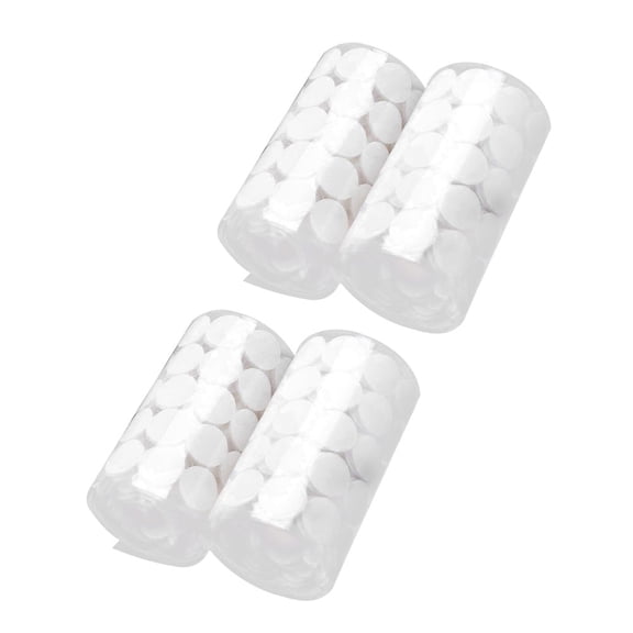 MERRYHAPY Adhesive Dot Tapes 400 Pairs White Round Stickers for Indoor Wall Mounting and Craft Projects, Non- , Easy to Use