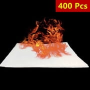 400 Pcs 10*10cm Fire Paper Flash Flame Paper Fire Paper Magic Props Effect