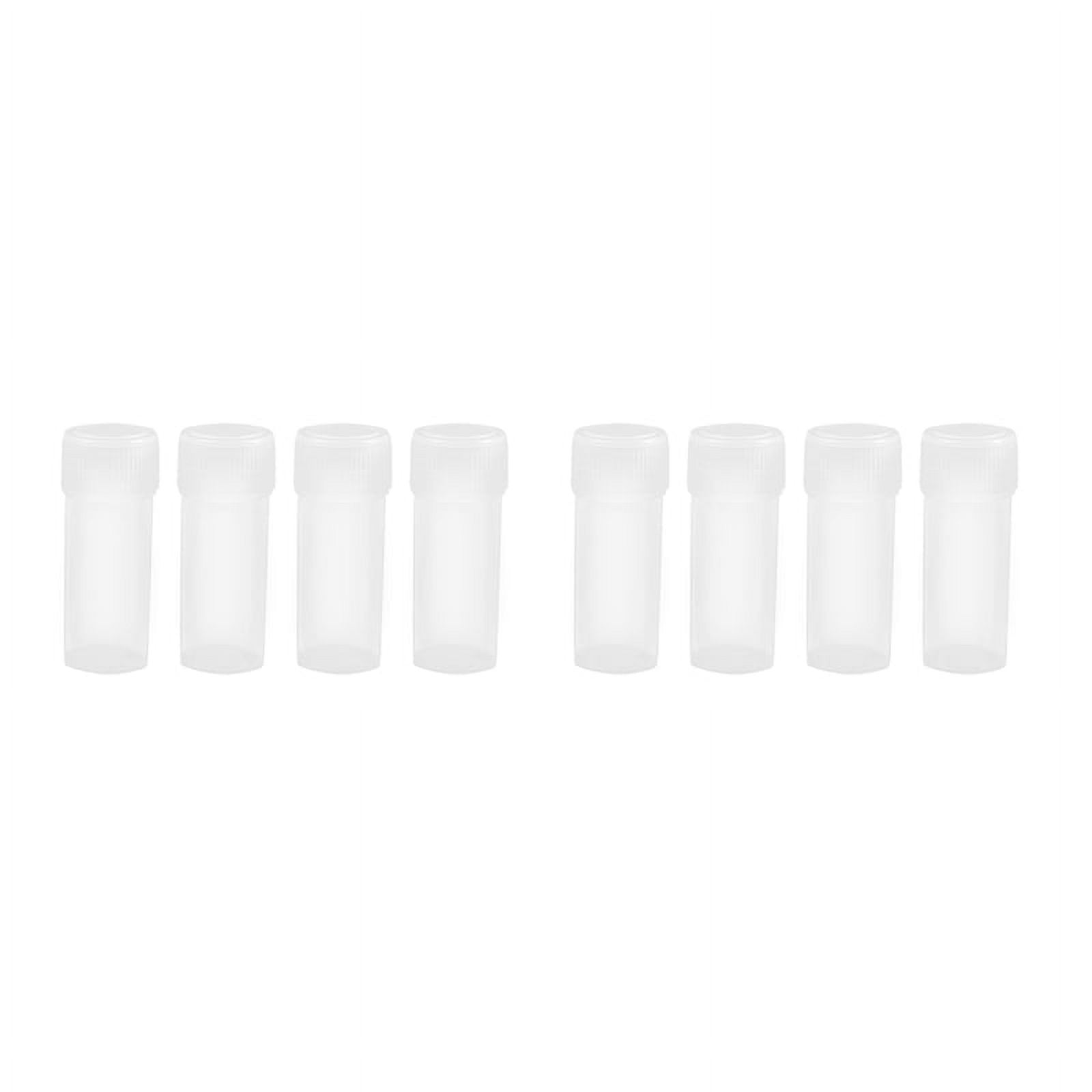 400 Pcs 5Ml Plastic Potable Mini Clear Storage Case Vial Storage