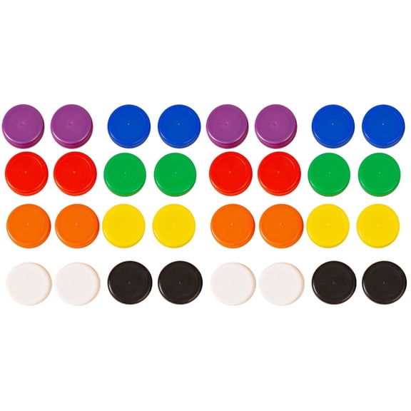 CIMAXIC DIY Bottle Caps Assorted Color Plastic for Decoration and Crafts 400Pcs