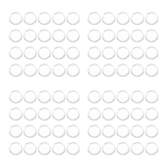 400 Pcs Clear 25mm Coin Capsules Holder Cases Transparent for Coin Protectors