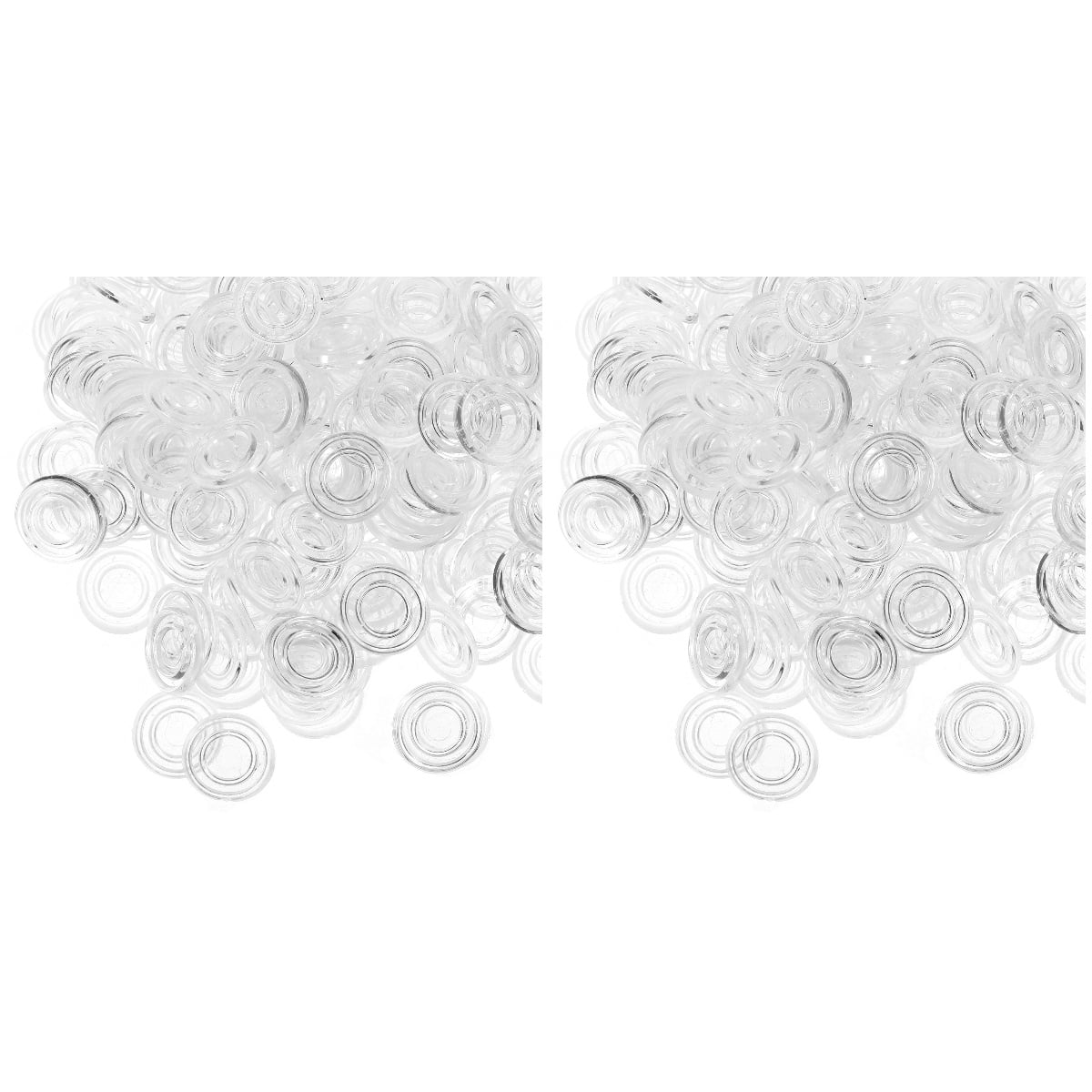 400 Pcs Glass Antislip Spacer Table Top Bumpers Pads Drawer