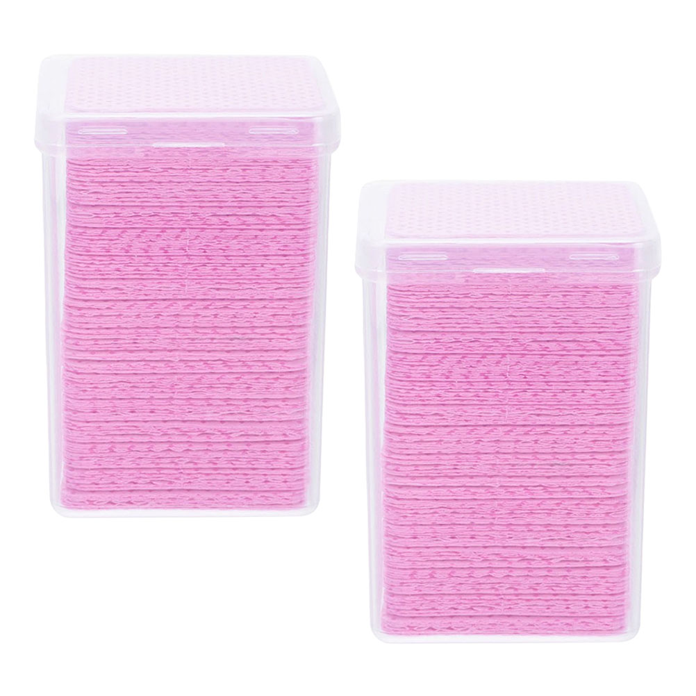 400 Pcs Glue Nail Wipes Lash Supplies Lint-Free Towel Bottle Cleaning ...