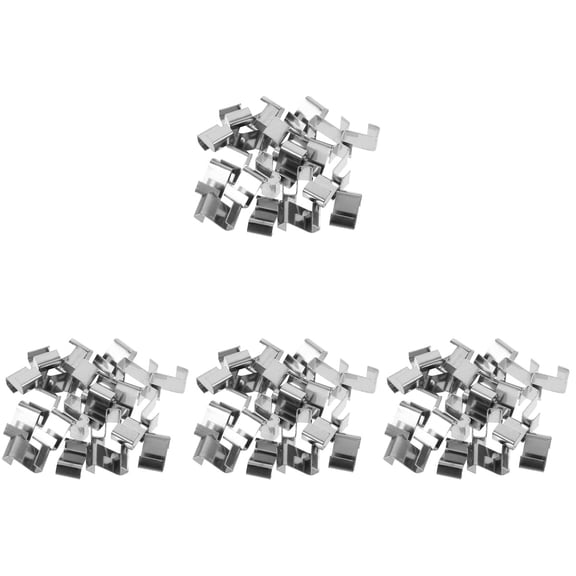 CHICHUMID Stainless Steel Greenhouse Z Clips Lightweight and Durable for Daily Use 400Pcs