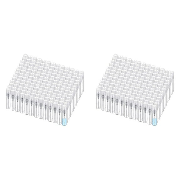 400 Pcs Mini Bottles Clear Plastic Perfume Refillable Fine Mist Atomizer (5Ml)