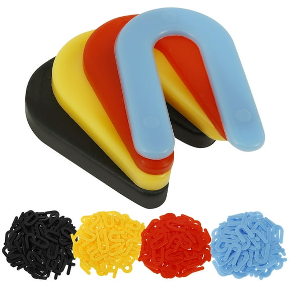 400 Pcs Plastic Shim Lightweight U Shape Tile Spacer for Leveling Multifunctional Horseshoe Shim for Marble and Ceramic Installation