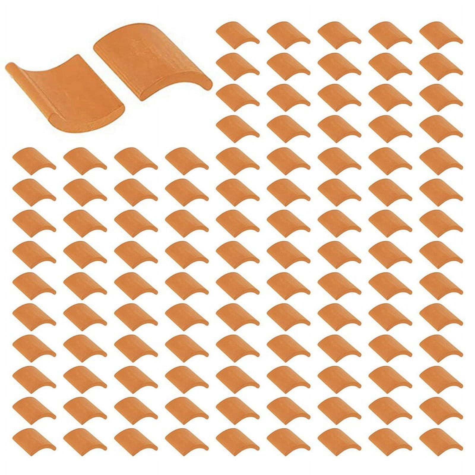 400 Pcs Roof Tiles Building Set Miniature Tiles Mini Shingles Fake Tile Kitchen Garden Accessories