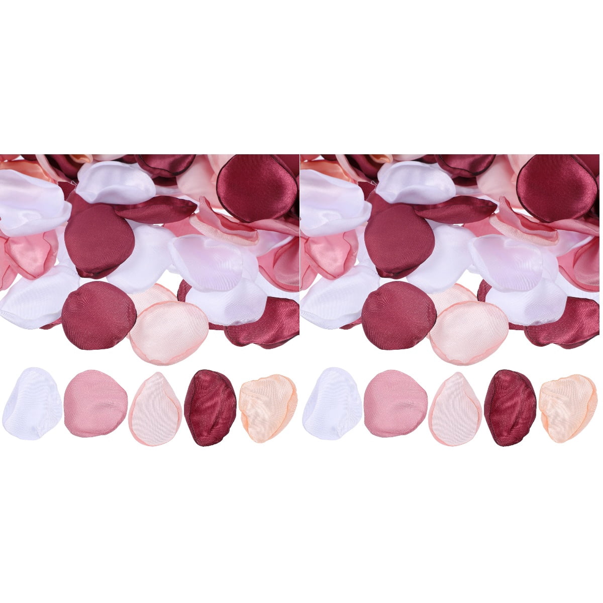 400 Pcs Silk Rose Petals Bed Decorative Flower Valentine Wedding Decorations Mixed Fake Simulation Holiday Bride