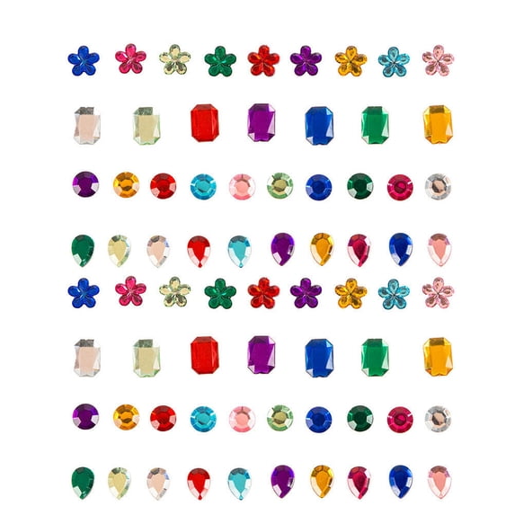 UEETEK Rhinestone Stickers Assorted Color for Home and Body Art 400Pcs