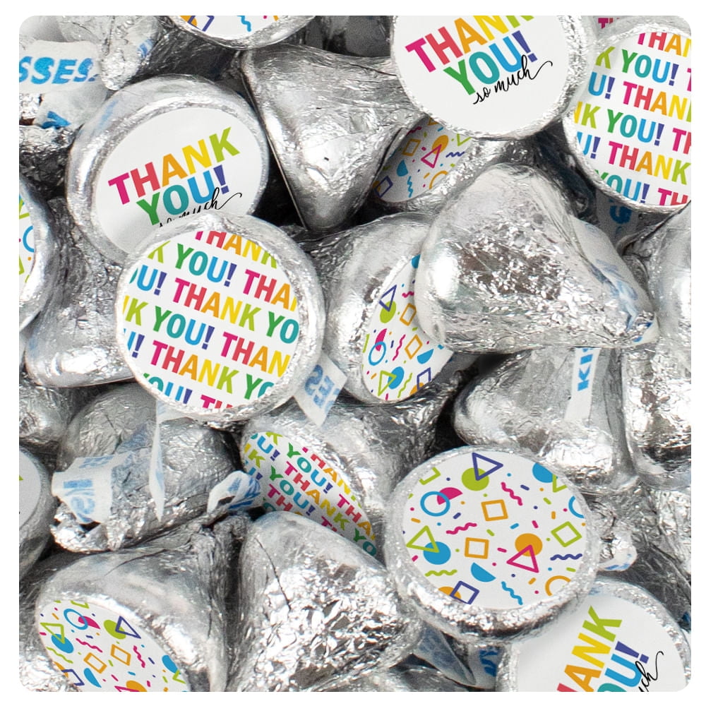 Hershey's Kisses Thank You Candy Employee Appreciation Chocolate - Colorful (340 pcs)