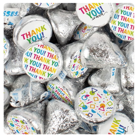 Hershey's Kisses Thank You Candy Employee Appreciation Chocolate - Colorful (340 pcs)