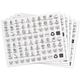 thumbnail image 1 of 400 Pcs Travel Toiletry Labels 40 Designs Beauty Organization Labels Removable Clear Cosmetics Label for Cosmetic Jars, 1 of 7