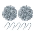 thumbnail image 1 of 400 Pieces U Shaped Nails Fence Staples Wire Fasteners Rust Resistant for Outdoor Chicken Wire Projects, 1 of 9