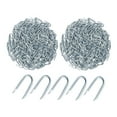 thumbnail image 1 of 400 Pieces Wire Staples Fence Nails Fasteners Sharp Tipped U Shaped for Chain Link Fence and Garden Mesh, 1 of 9