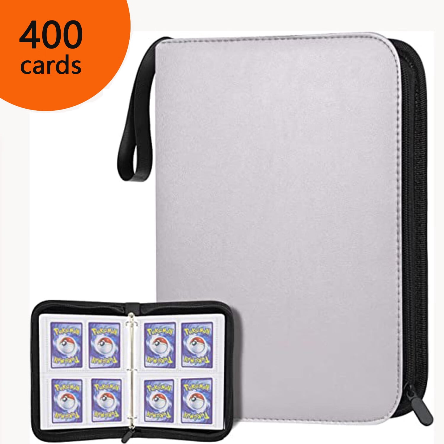 400 Pockets Gray Baseball Card Binder Sleeves Trading Card Sleeves Carrying Case Card Binder for Baseball Trading Football Sports Cards Hard Organizer Carry Cover Storage Bag Sheets Christmas Gifts - Walmart.com 400 Pockets Gray Baseball Card Binder Sleeves Trading Card Sleeves Carrying Case Card Binder for Baseball Trading Football Sports Cards Hard Organizer Carry Cover Storage Bag Sheets Christmas Gifts - Walmart.com