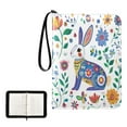 thumbnail image 1 of 400 Pockets Trading Cards Album,Card Binder 4-Pocket, Cards Collector Album Holder Fits 400 cards with 50 removable sheets Art Motifs Style Rabbit, 1 of 6