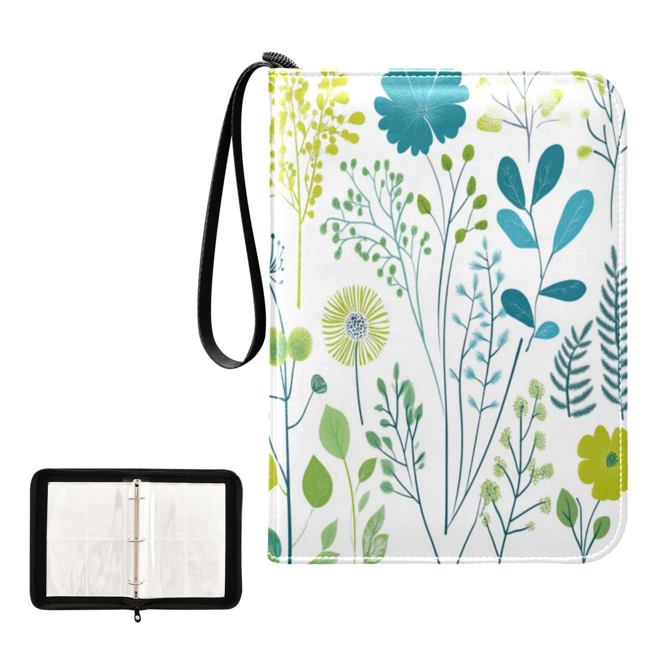 green pokemon card binder Shop Binders: Secure Your Collection Today! creating a separation between the front and back pockets Binder: 4-Pocket: Pokmon: Premium Snap: