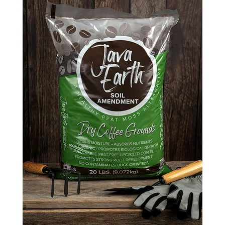 400 SGN (4MM) -  Soil Amendment, Dry Spent Coffee Grounds, 20 lbs (9.072kg)