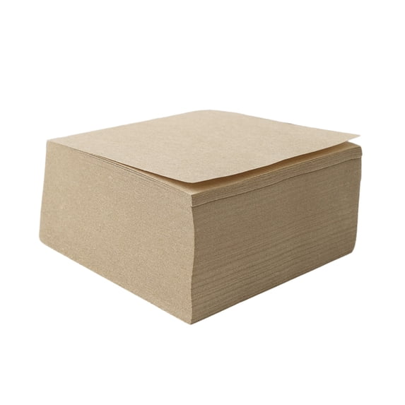 400-Sheet Thick Blank Notebook - 8x8cm Mini Notepad, Tearable Paper for Office, Sch00l, Meetings, Drafting, Lists - No Bleed, Slip-Resistant, Portable & Durable