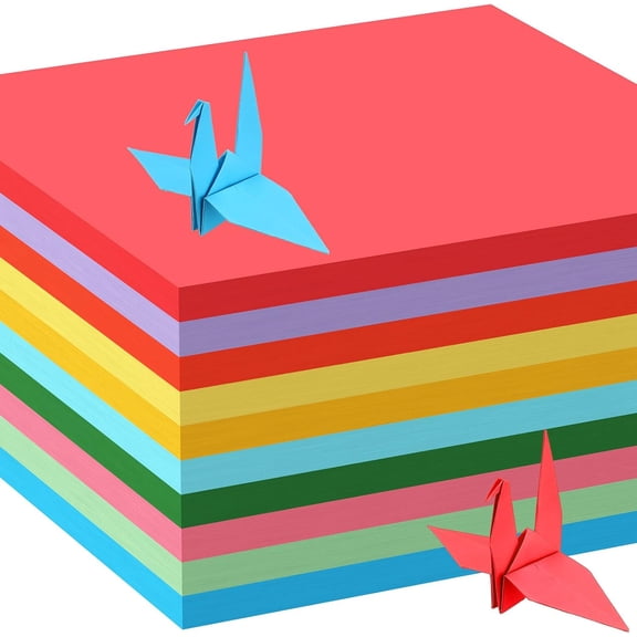 400 Sheets Colored Construction Paper, A4 Craft Paper Bulk for Back to School 10 Assorted Colors Crafts Supplies for DIY Projects, Scrapbooking, Origami Party, 8.3 x 11.9 Inches