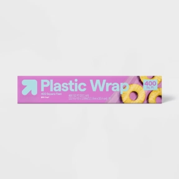 400 Sq Ft Plastic Food Wrap - BPA-Free Cling Film for Meal Prep & Storage