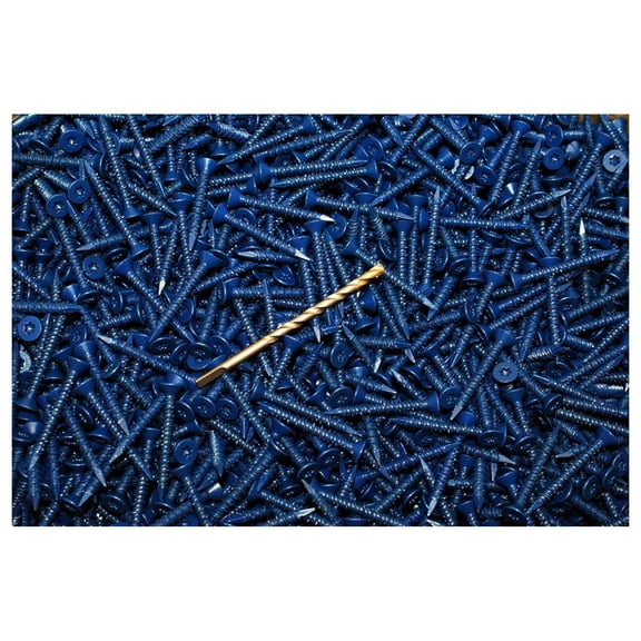 (400) T25 Torx Flat Head 3/16 x 1-3/4 Concrete Masonry Screw Tapcon Anchor & Bit