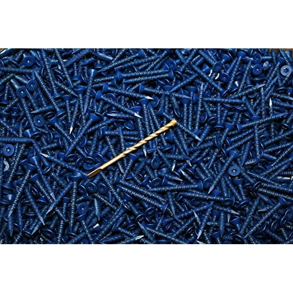 (400) T25 Torx Flat Head 3/16 x 1-3/4 Concrete Masonry  Tapcon Anchor & Bit$$Hardware