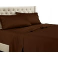 thumbnail image 1 of 400 TC 4-Piece Sheet Set Soft, Wrinkle Resistant 15 Inch Deep Pocket 100% Egyptian Cotton Color Colclate Solid Size Full, 1 of 5