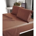 thumbnail image 1 of 400 TC Dobby Stripe Sheet Set - 4pc, Double Brushed, Soft, Wrinkle-Free, 100% Cotton, 1 of 4
